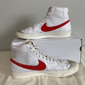 NIKE red women’s blazers s 9